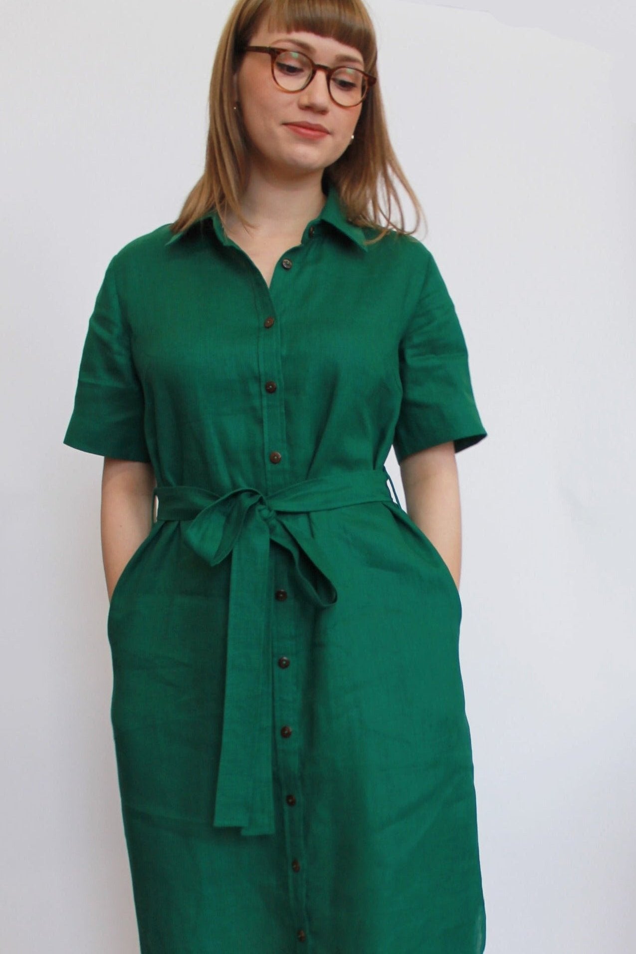 Classic Shirt Premium Linen Dress